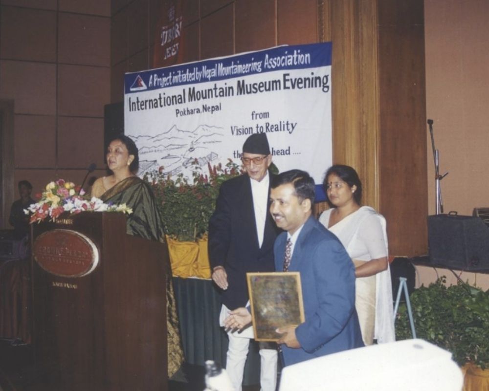 Plaque of Honour Awarded by Nepal Mountaineering Association (NMA)